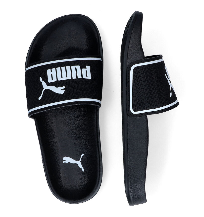 Puma Leadcat 2.0 Zwarte Badslippers voor meisjes, jongens (350399)