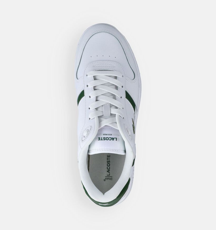 Lacoste T-Clip Baskets en Blanc/Vert pour hommes (369359)