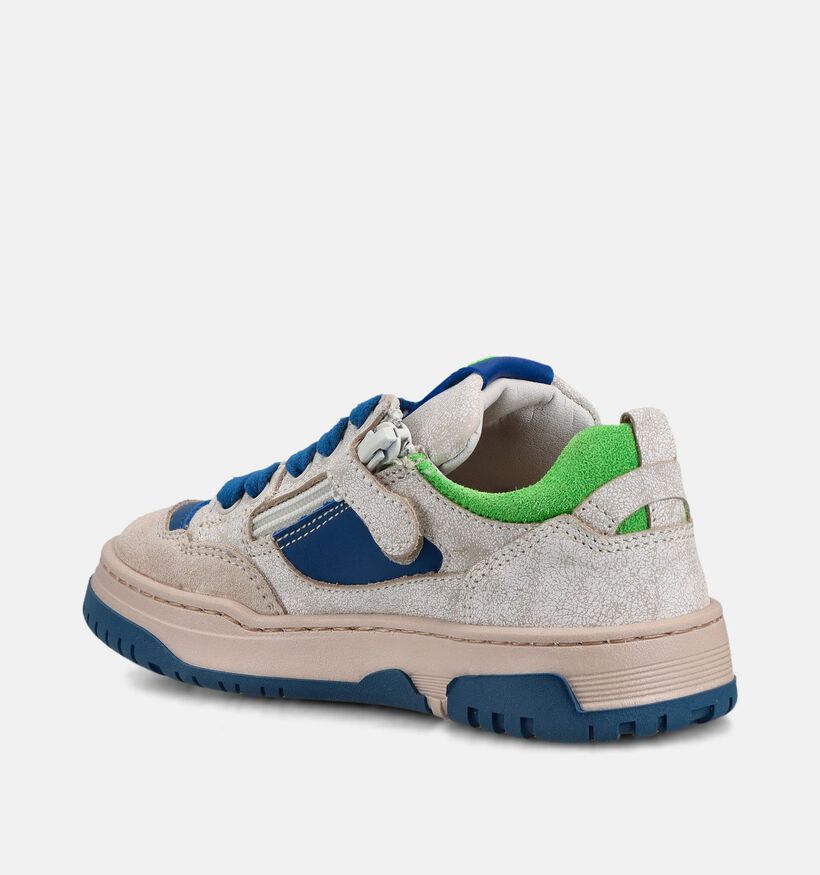 STONES and BONES Macan Baskets en Ecru pour gar&ccedil;ons (373742) - pour semelles orthop&eacute;diques