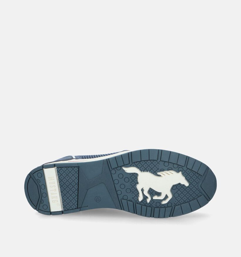Mustang Chaussures à lacets en Bleu pour hommes (338789)