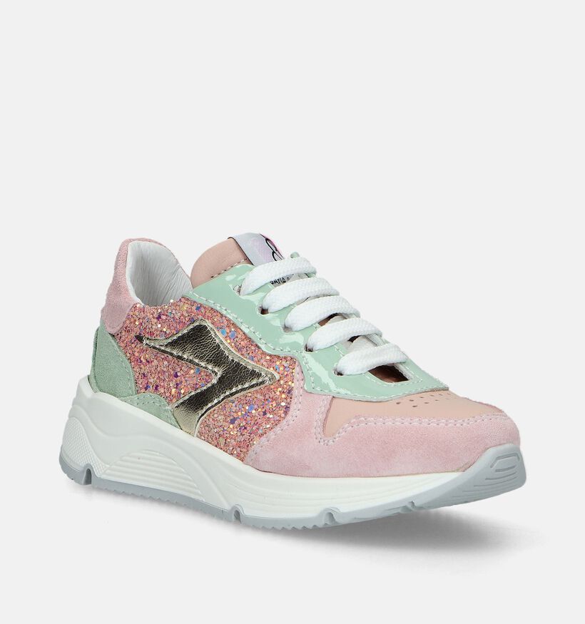 Bana & Co Roze Sneakers voor meisjes (339848) - geschikt voor steunzolen