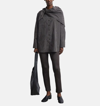 comma Pantalons Marron