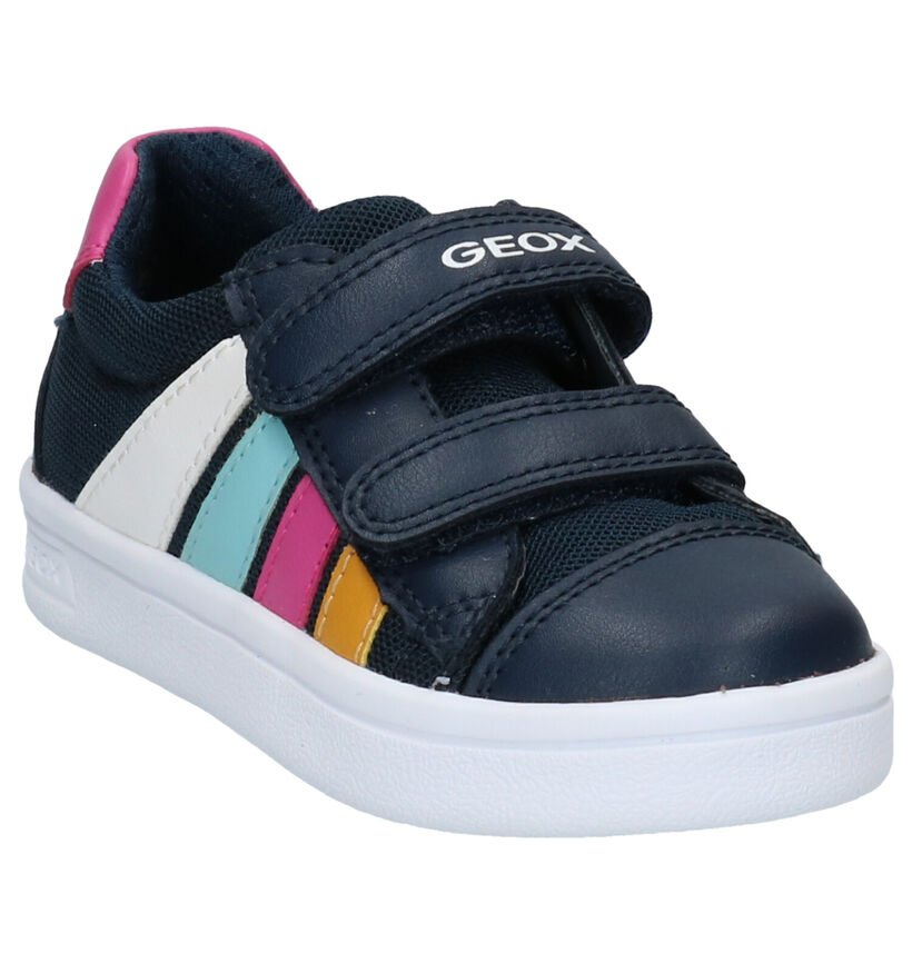 Geox Djrock Blauwe Sneakers voor meisjes (304207) - geschikt voor steunzolen