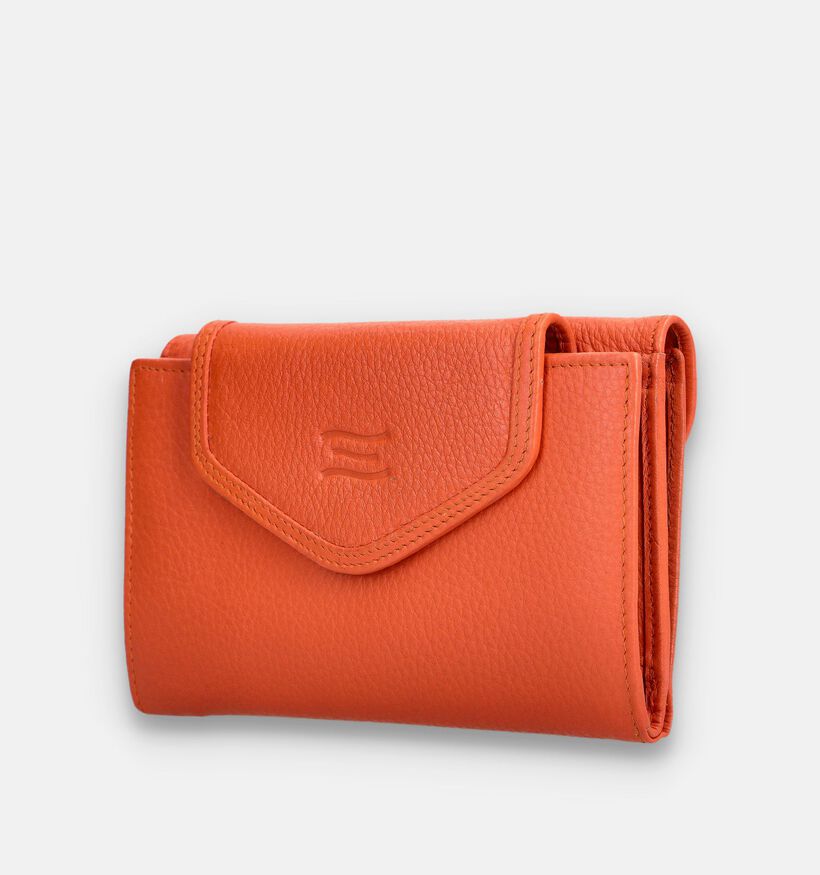 Crinkles Porte-monnaie en Orange pour femmes (375952)
