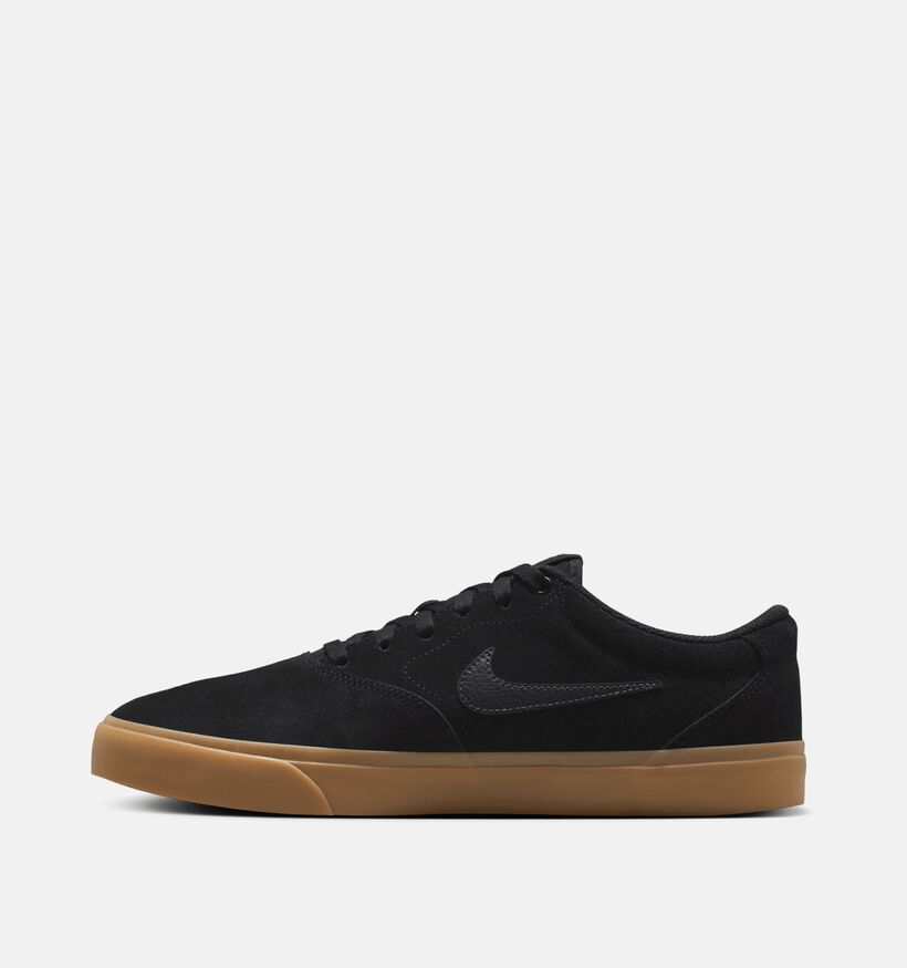 Nike Charge Suede Baskets basses en Noir pour hommes (359899) - pour semelles orthopédiques