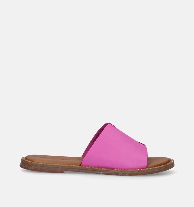 Tamaris Zwarte Platte slippers voor dames (354432)