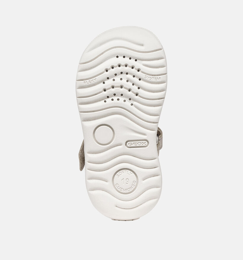 Geox B Macchia Gir Sandales pour b&eacute;b&eacute; en Beige pour filles (368875)