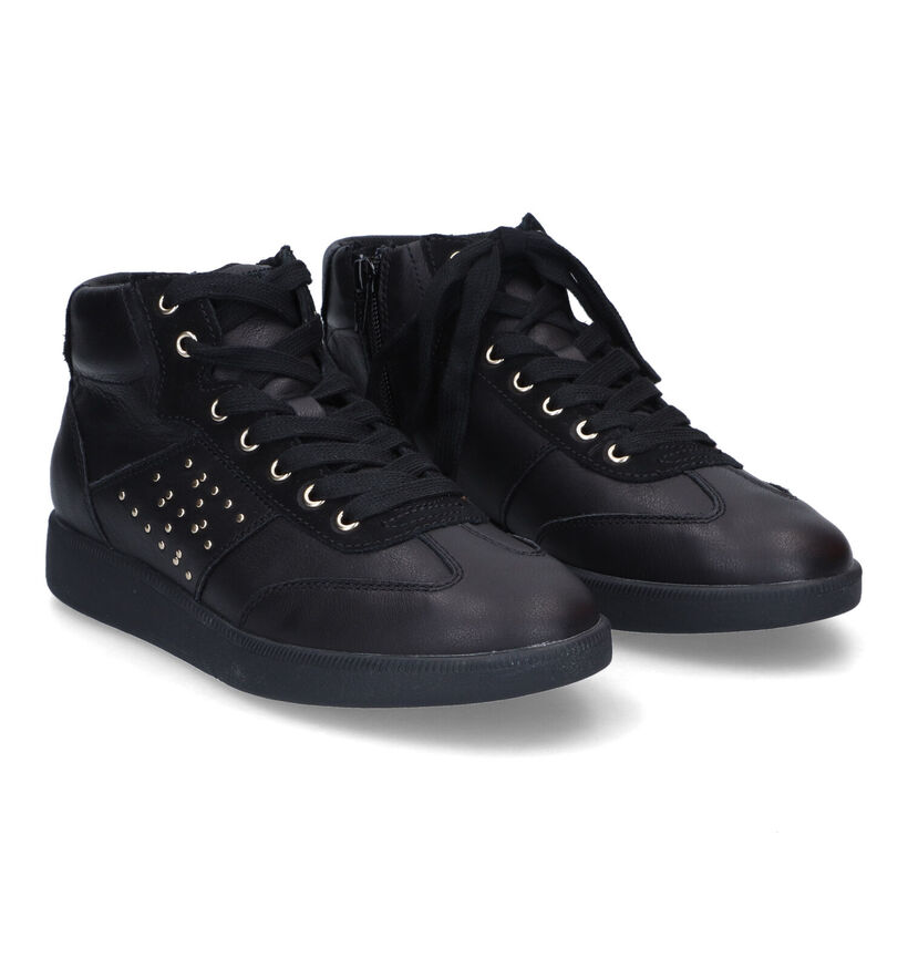 Geox Meleda Baskets en Noir pour femmes (316117) - pour semelles orthopédiques