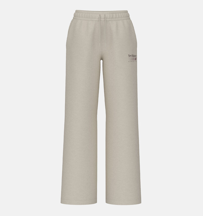 New Balance Trackside Fleece Pantalon de jogging en Beige pour femmes (385900)