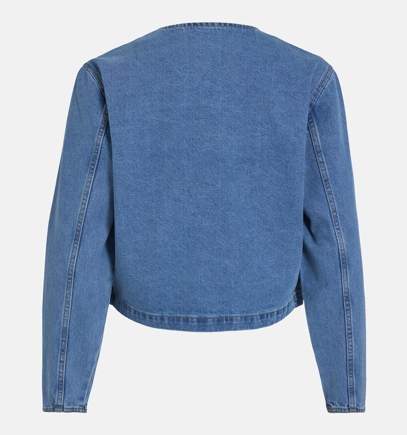 Vila Reba Veste en jeans en Bleu pour femmes (351736)
