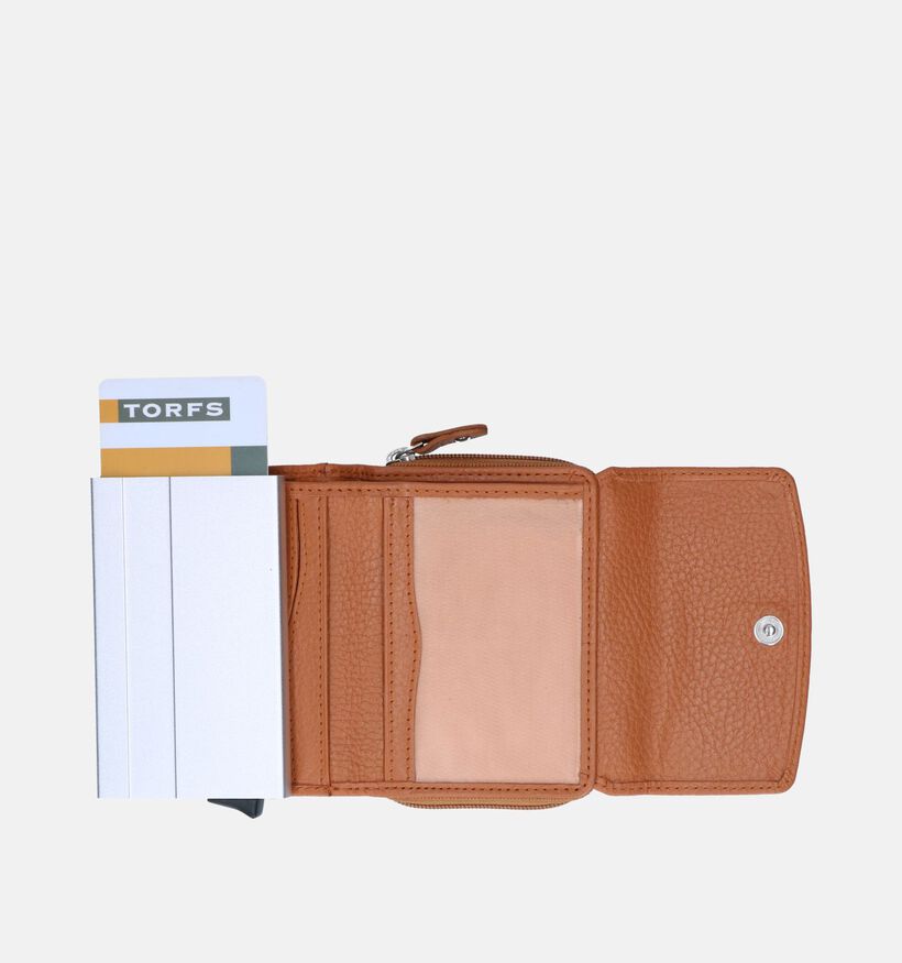 Crinkles Bruine Kaartenhouder voor dames (349883)