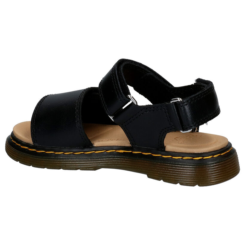 Dr. Martens Romi Zwarte Sandalen in leer (265709)