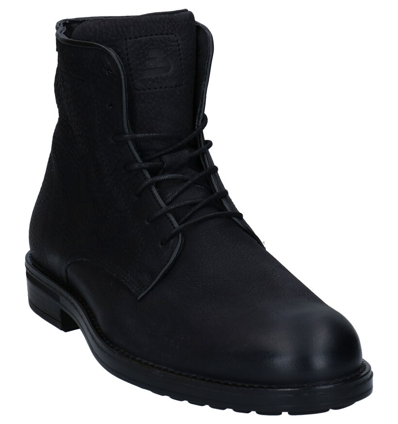 Bullboxer Zwarte Hoge Schoenen in nubuck (281790)