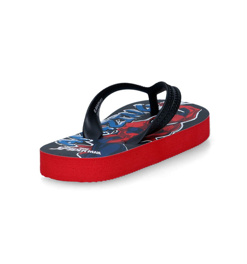 Spiderman Zwarte Teenslippers voor jongens (322537)