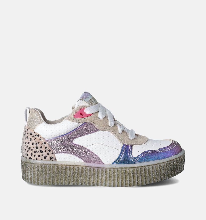 Braqeez Peggy Paris Baskets basses en Blanc pour filles (357456) - pour semelles orthopédiques