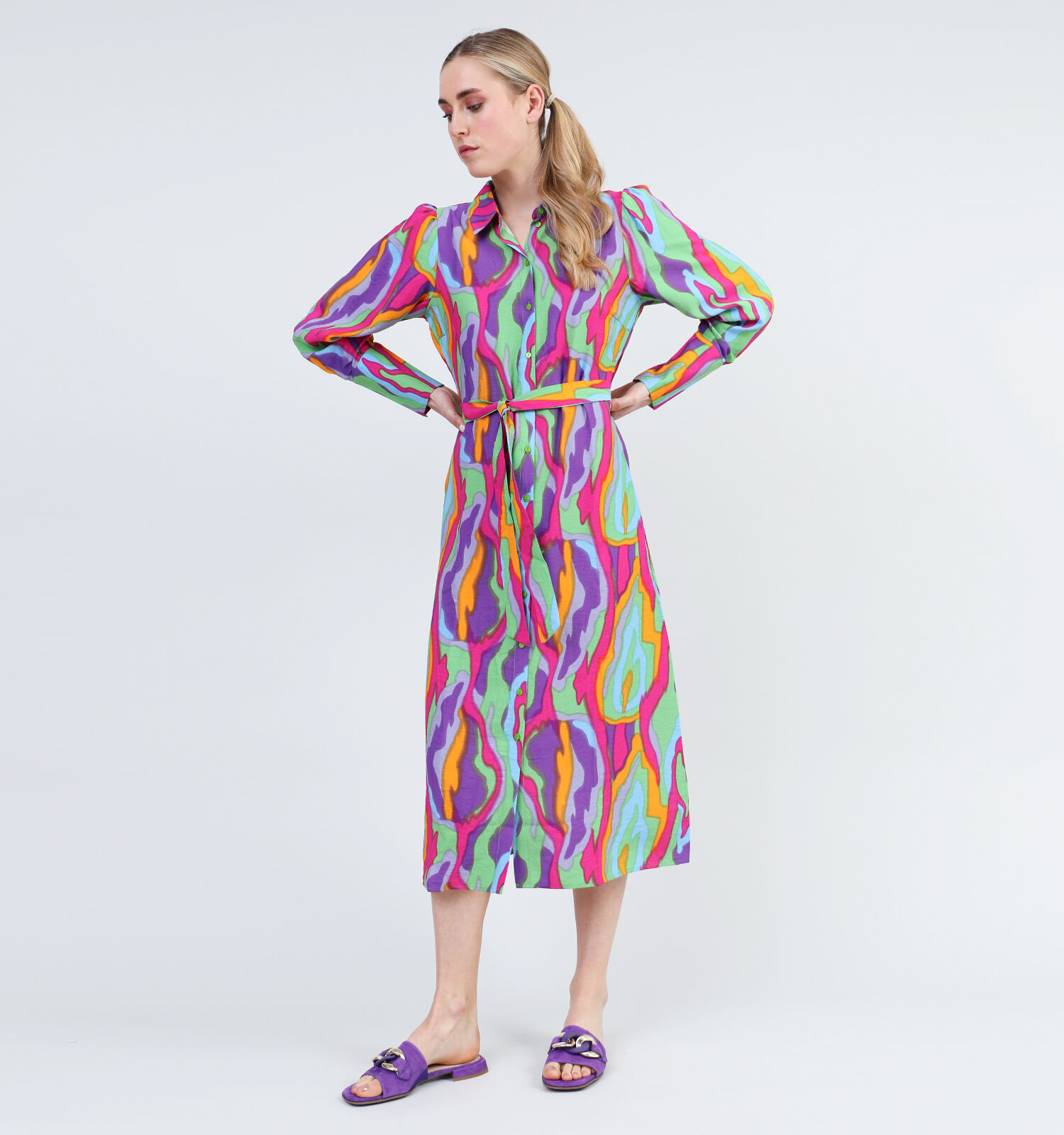 Robe on sale chemise vila