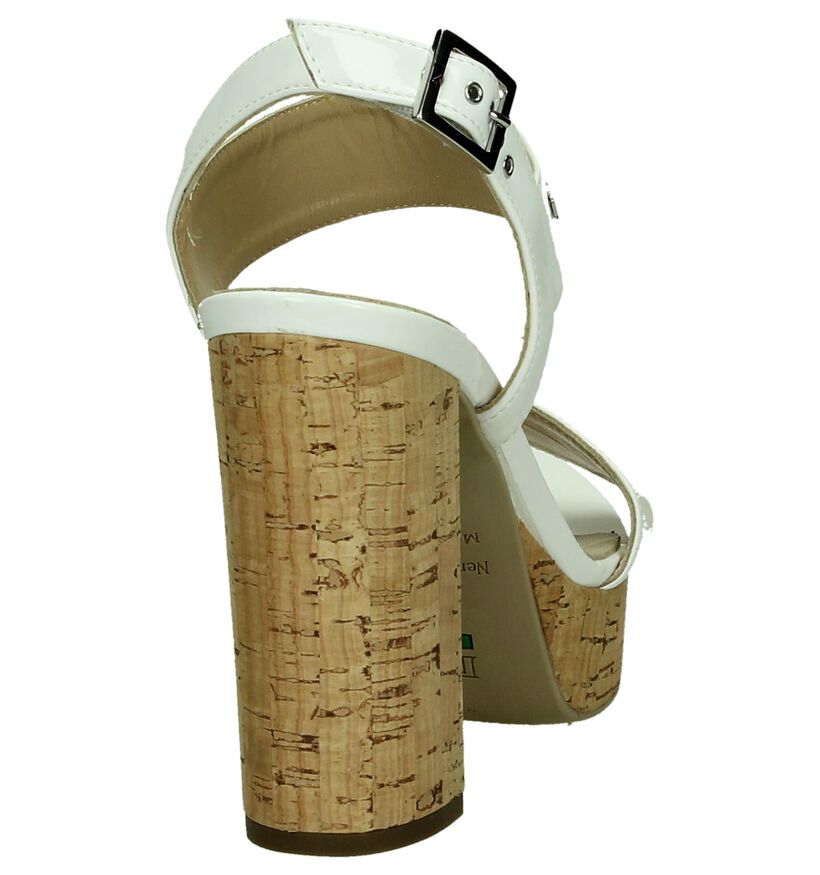 NeroGiardini Witte Sandalen High Heels, , pdp