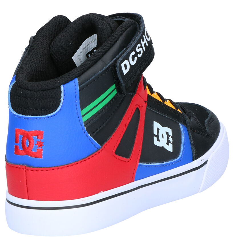 DC Shoes Pure High Top Chaussures de Skate en Noir en cuir (263587)