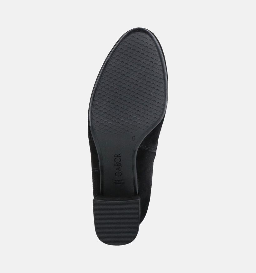 Gabor Comfort Bottines en Noir pour femmes (380095) - pour semelles orthop&eacute;diques