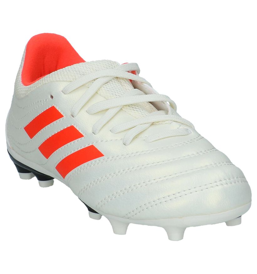 Metallic Ecru/Oranje Voetbalschoenen adidas Copa 19.3 FG in kunstleer (236096)