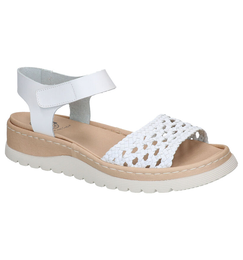 Brako Anatomics Witte Sandalen in leer (272886)