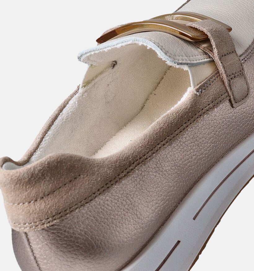 Ara Osaka High Soft Mocassins en Or pour femmes (355197) - pour semelles orthopédiques