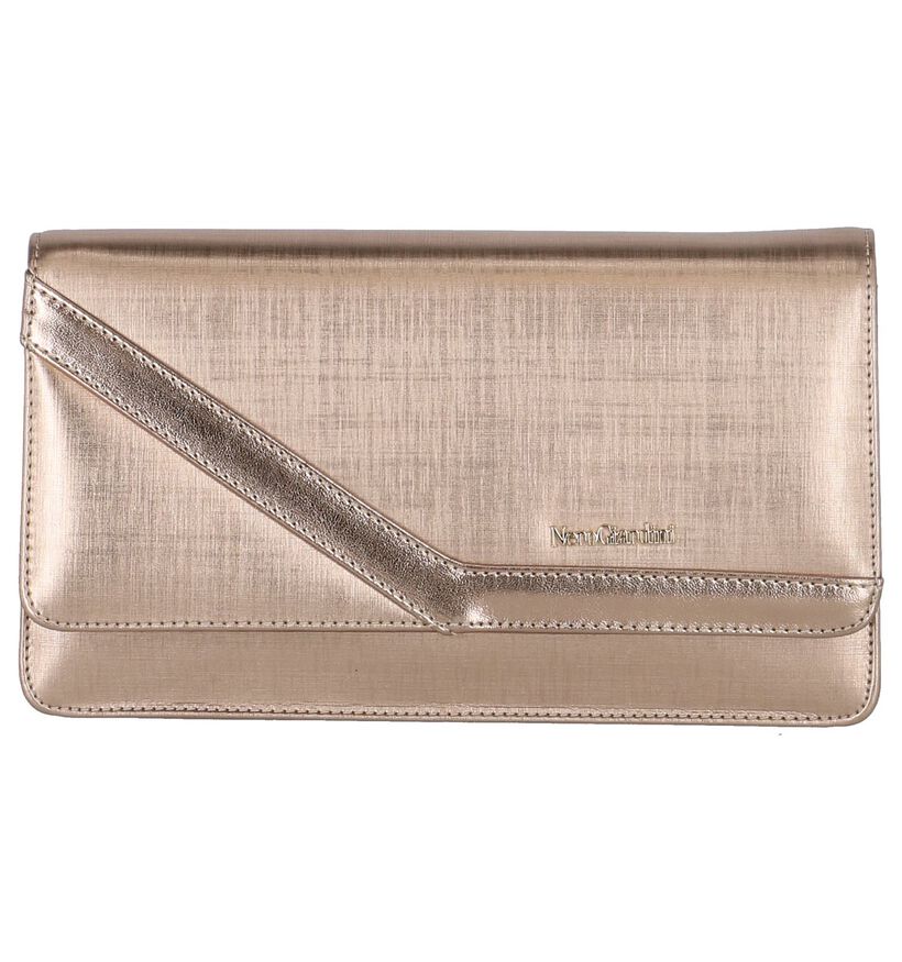 Metallic Roze Clutch NeroGiardini in kunstleer (245597)