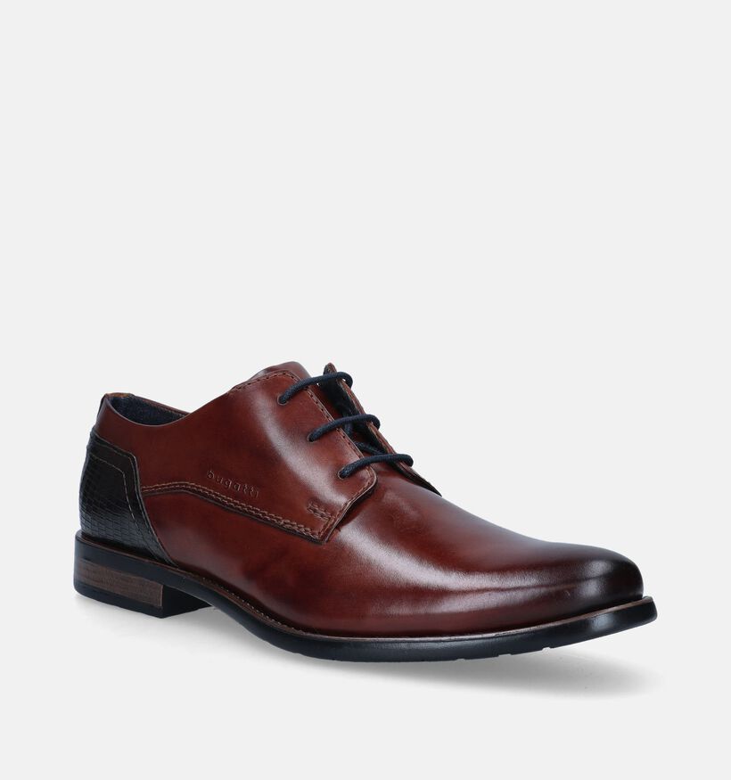 Bugatti Chaussures classiques en Cognac pour hommes (350698)