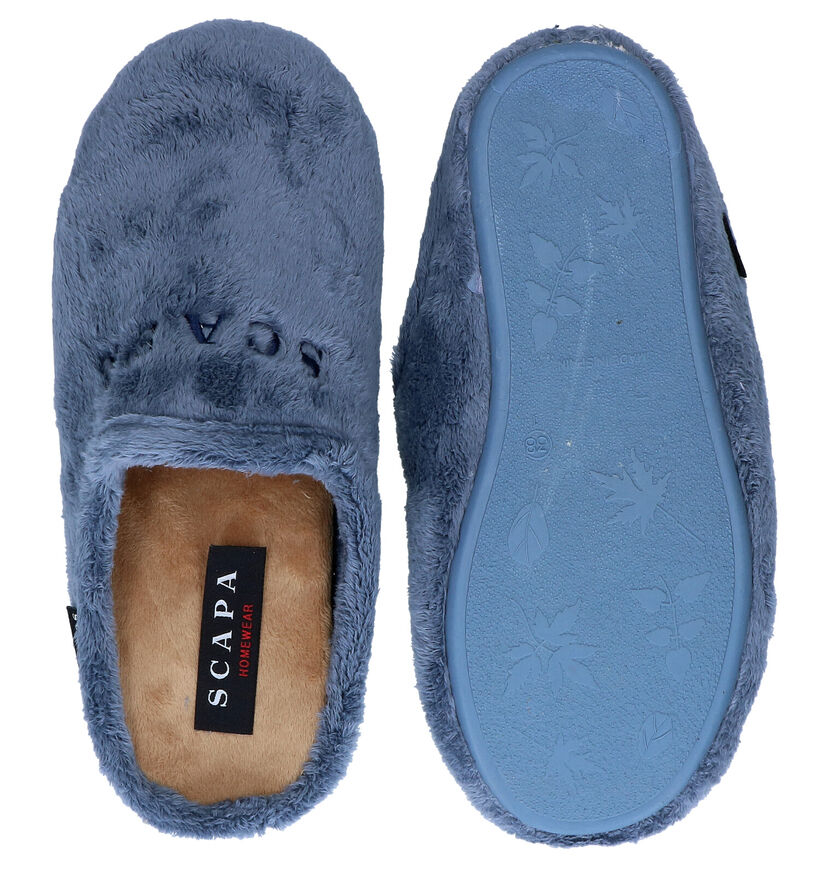 Scapa Blauwe Pantoffels voor dames (332648)