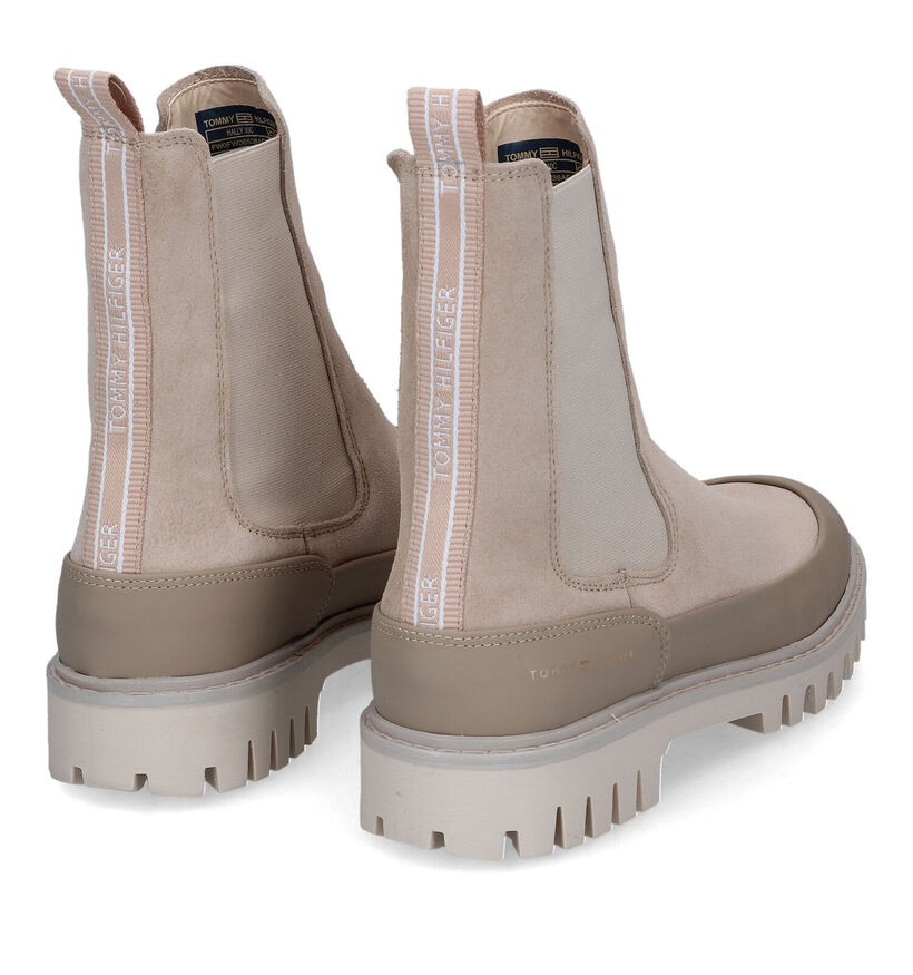 Tommy Hilfiger Bottines Chelsea en Nude pour femmes (310688)