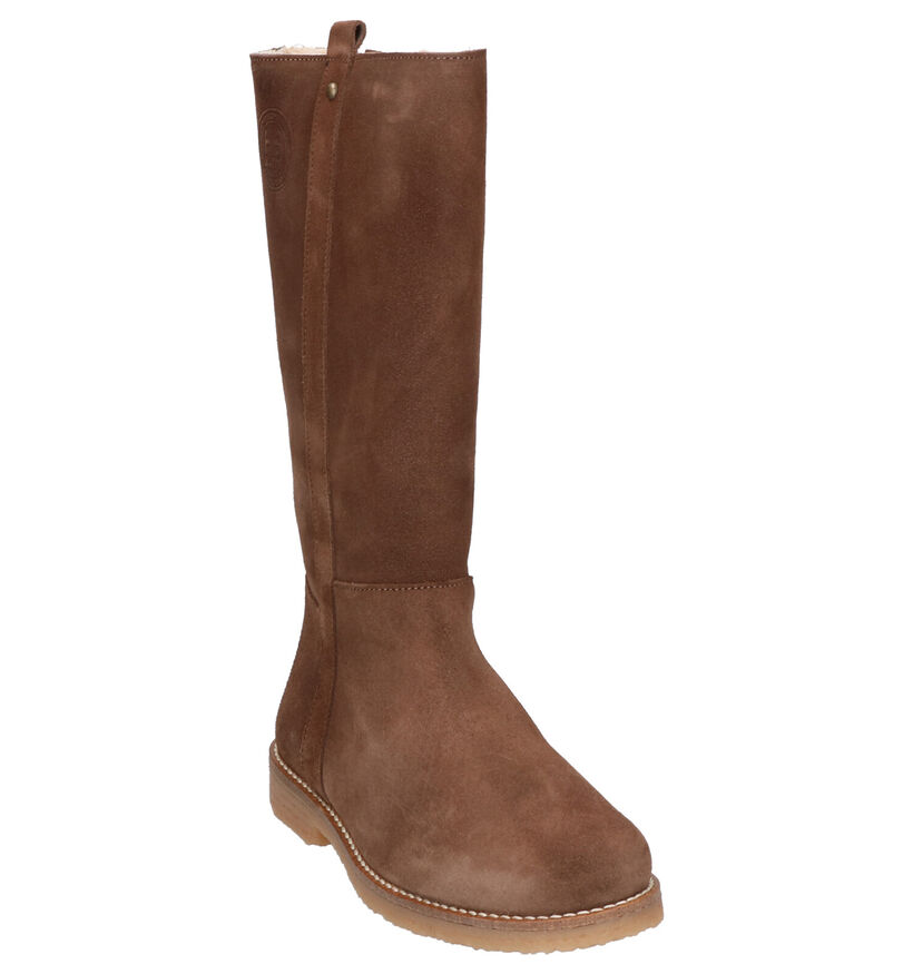 Hampton Bays Bottes hautes en Taupe en daim (260989)