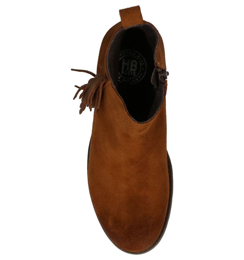 Hampton Bays Chaussures hautes en Cognac en daim (205381)