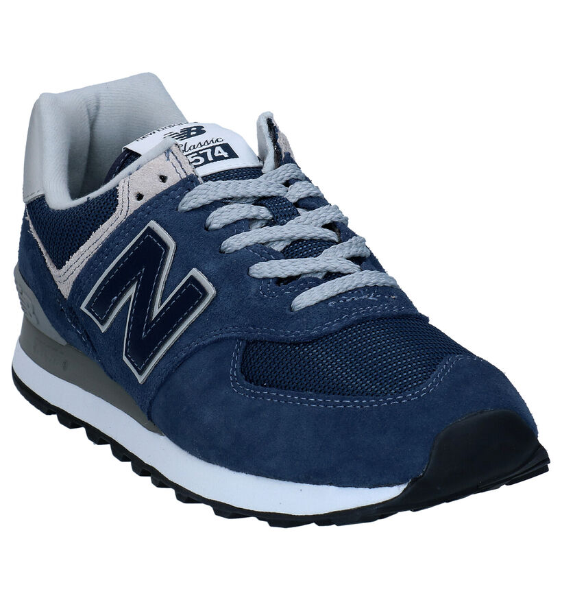 New Balance ML 574 Baskets basses en Gris pour hommes (353357) - pour semelles orthopédiques