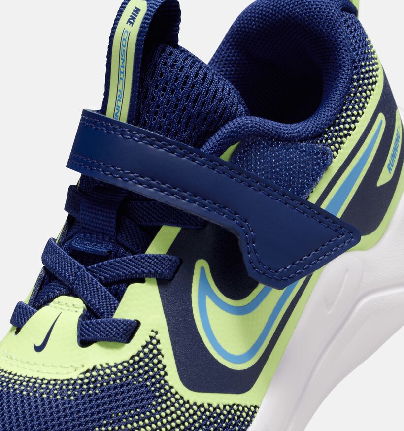 Nike Mystic Fly Blauwe/Gele Sportschoenen voor jongens, meisjes (359883)