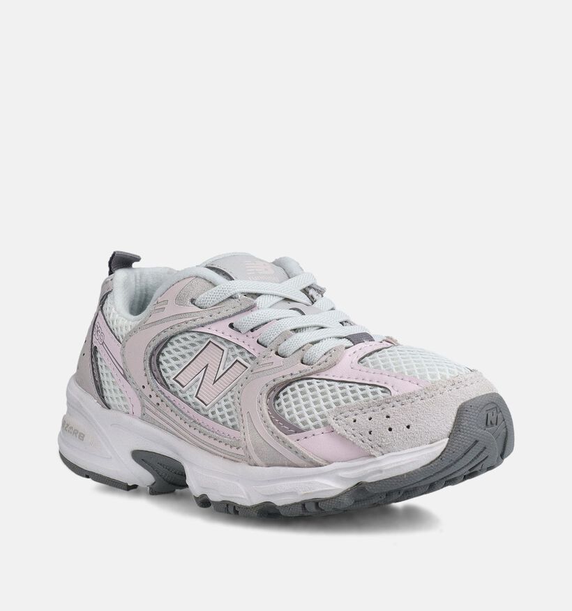 New Balance 530 Lichtroze/Lichtgrijze Sneakers voor meisjes (366200) - geschikt voor steunzolen