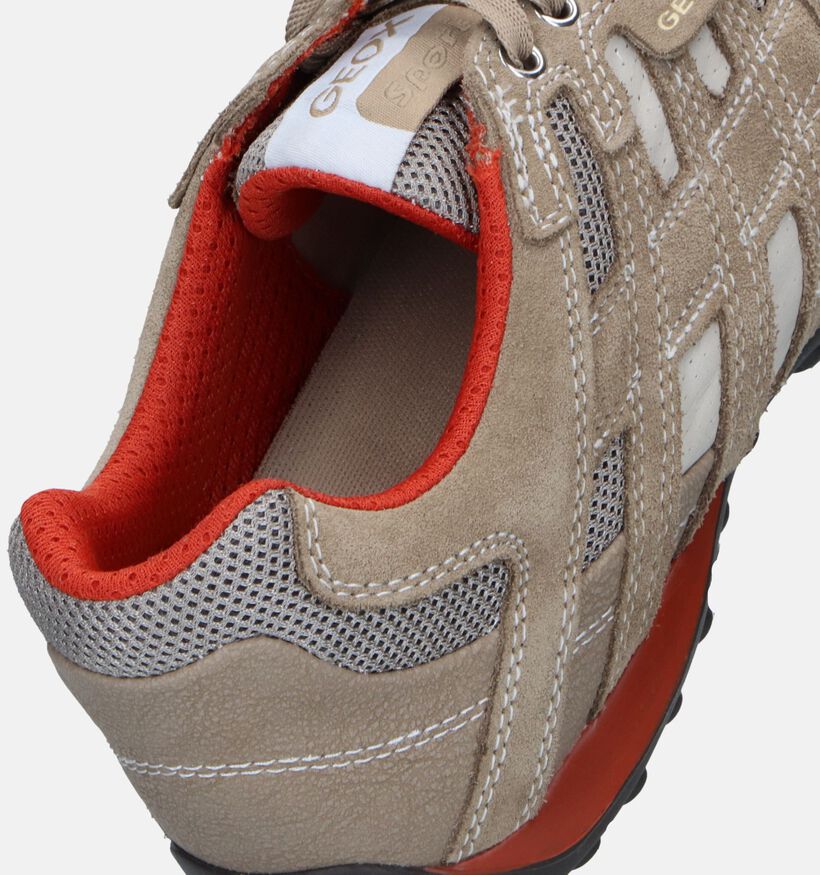 Geox Snake Beige Casual Schoenen voor heren (266960) - geschikt voor steunzolen