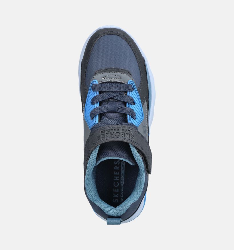 Skechers Uno Lite - Revival Edge Baskets basses en Bleu pour gar&ccedil;ons (376869)