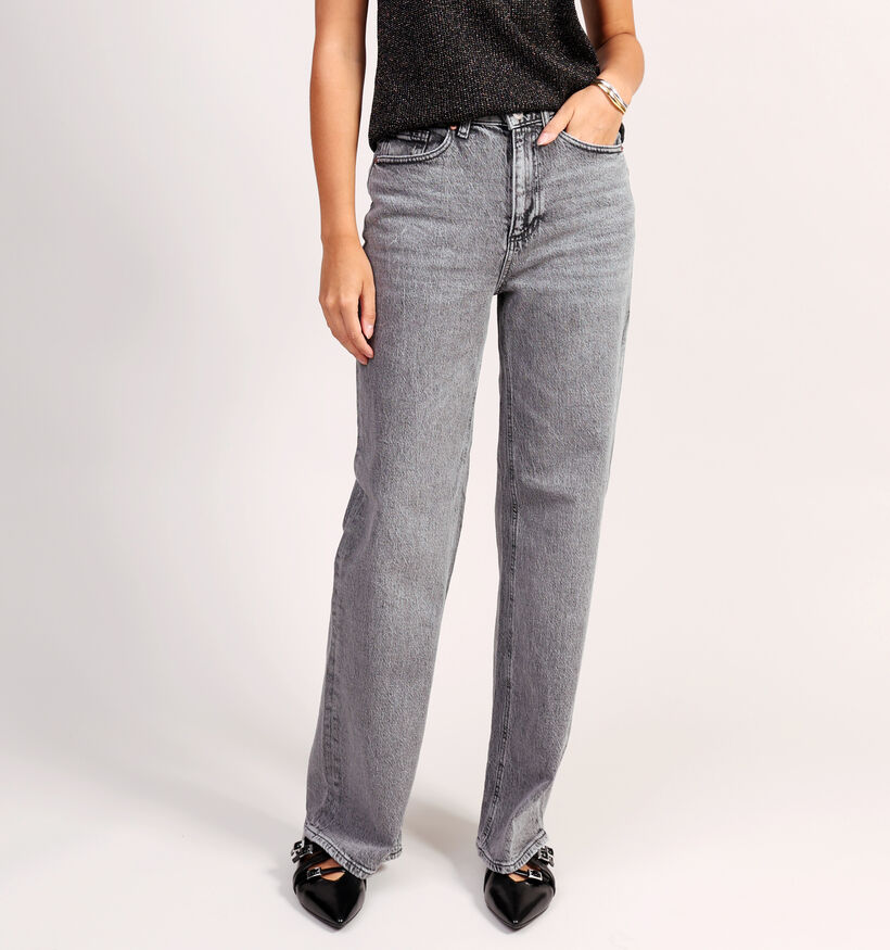 Vero Moda Tessa L32 Wide Leg Jeans en Gris pour femmes (361209)