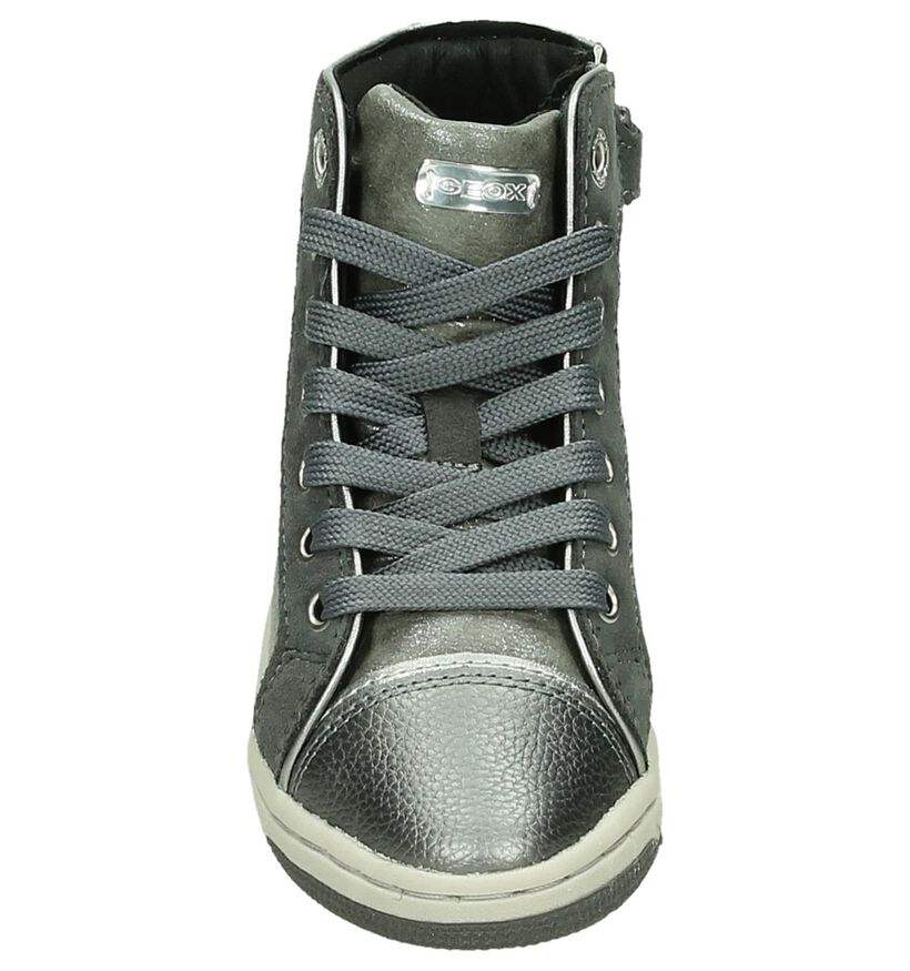 Geox Chaussures hautes en Gris foncé en simili cuir (180636)