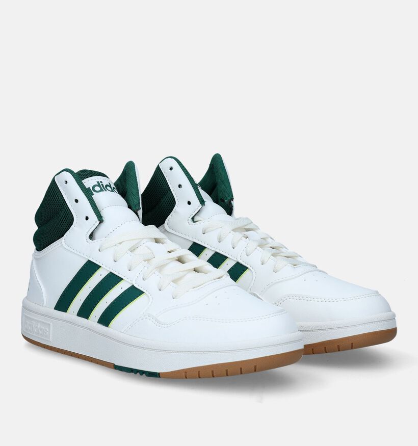 adidas Hoops 3.0 Mid Witte Sneakers voor dames (329409) - geschikt voor steunzolen