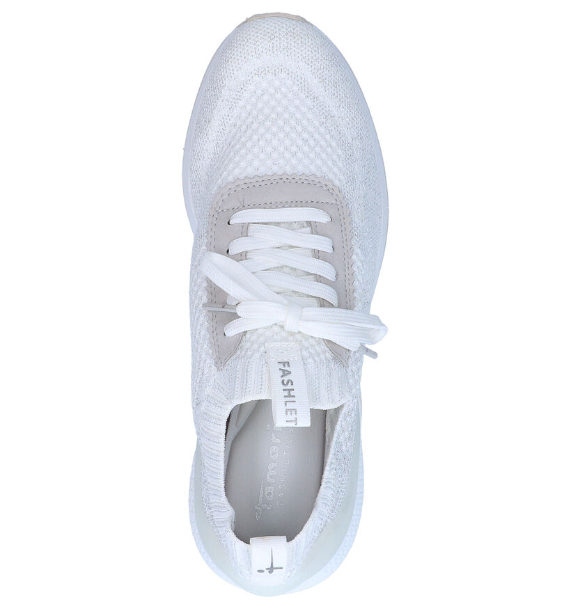 Tamaris Fashletics Zilveren Slip-on Sneakers in stof (280751)