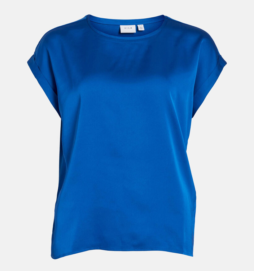 Vila Ellette Groene Satijnen Blouse voor dames (328836)