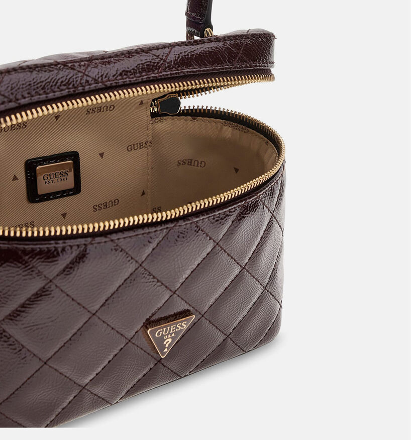 Guess Juliet Mini Bordeaux Handtas met Extra Riem voor dames (381193)