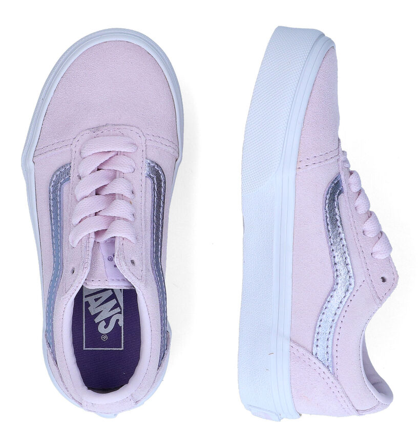 Vans Ward Roze Sneakers voor meisjes (300610)