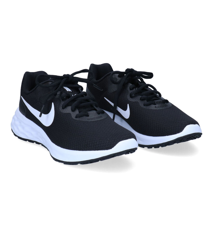 Nike Revolution 6 Baskets en Gris en textile (299362)