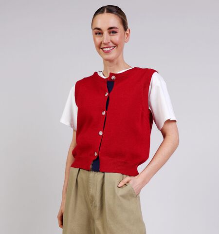 Ador&eacute; Vestes Rouge