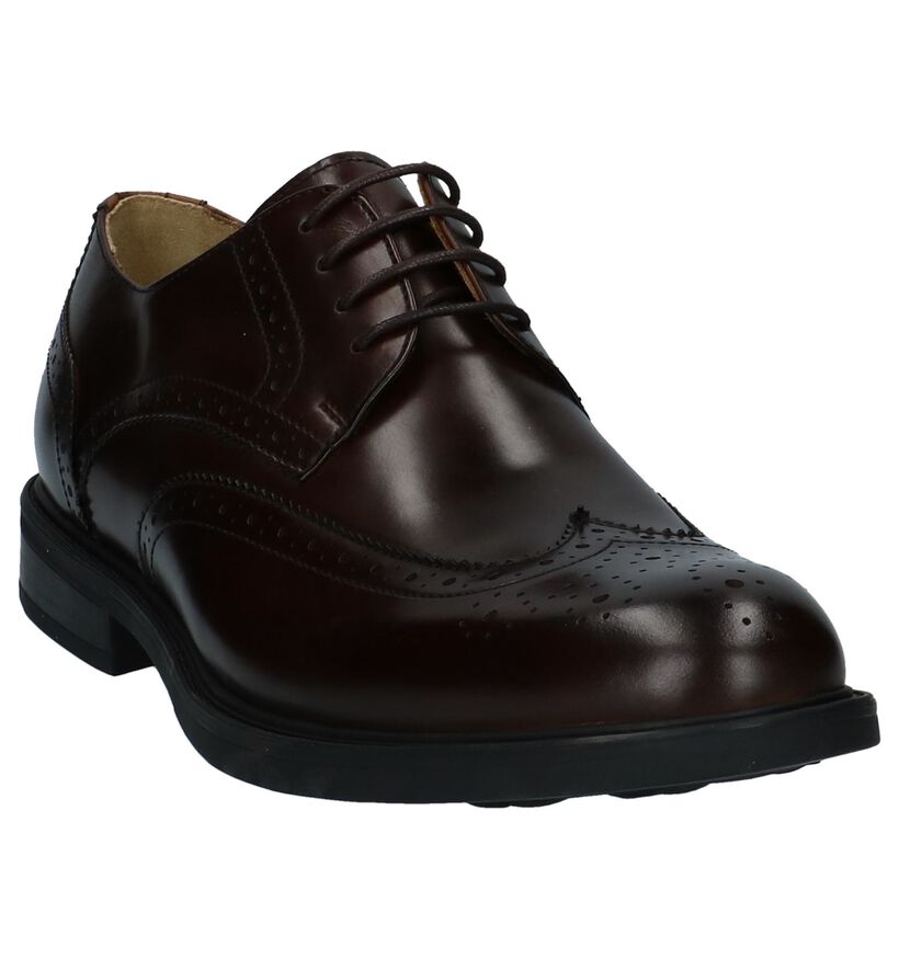 Steptronic Chaussures habillées en Brun foncé en cuir (241081)