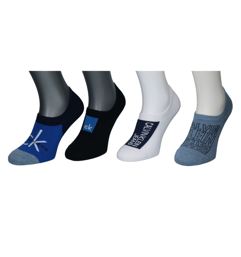 Calvin Klein Socks Blauwe Enkelsokken - 4 Paar (268346)