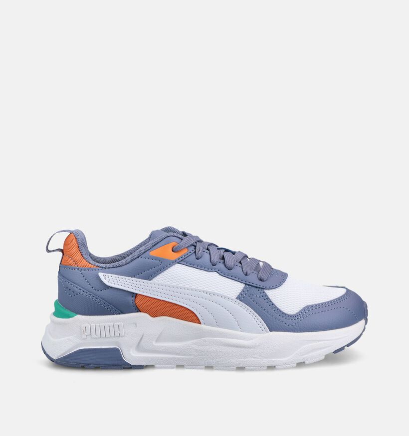 Puma Trinity 2 LT Jr Grijze Sneakers voor jongens, meisjes (366644) - geschikt voor steunzolen