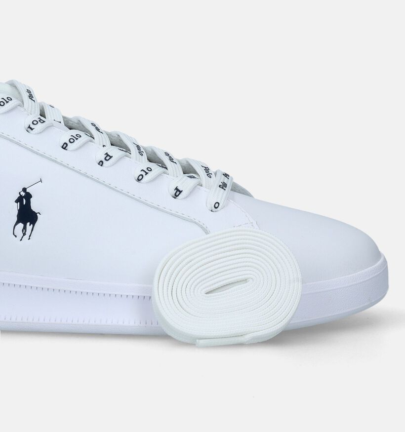 Polo Ralph Lauren HRT Court Chaussures à lacets en Blanc pour hommes (336796)